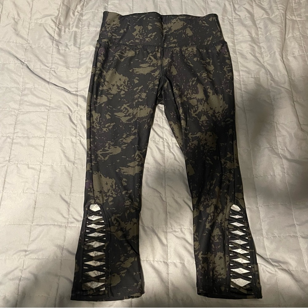 Like new Livi active lane bryant workout leggings black brown 10/12 used once